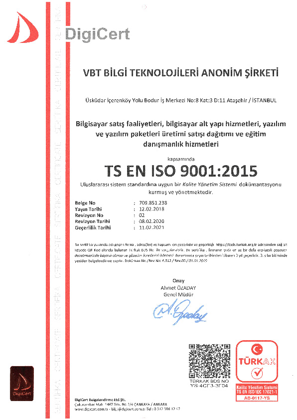 Kalite Yönetim Sistemi ISO 9001:2008